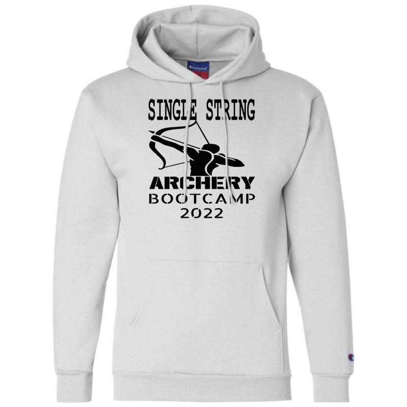 Single String Archery Bootcamp 2022 4 Champion Hoodie | Artistshot