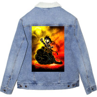 Dark Soul Of Son Goku Unisex Sherpa-lined Denim Jacket | Artistshot