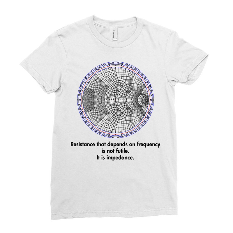 Radio Electrical Electronic Engineer Smith Chart T Ladies Fitted T-Shirt by chomibe | Artistshot