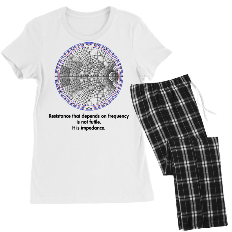 Radio Electrical Electronic Engineer Smith Chart T Women's Pajamas Set by chomibe | Artistshot