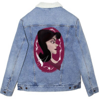 Special Present Natasha Fatale Gift For Everyone Unisex Sherpa-lined Denim Jacket | Artistshot