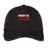 No Sleep Till Brisket   Pitmaster Bbq Lover Smoker Vintage Cap | Artistshot