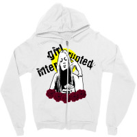 Girl Interrupted Aesthetic Art Zipper Hoodie | Artistshot