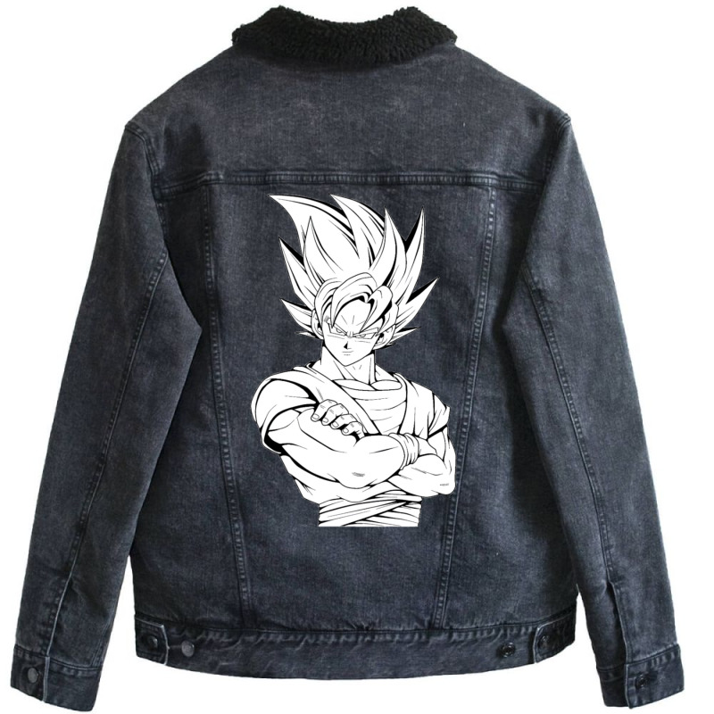 Goku Ssj Unisex Sherpa-lined Denim Jacket | Artistshot