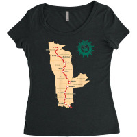 Great River Road Tshirt Roadtrip Tshirt Women's Triblend Scoop T-shirt | Artistshot