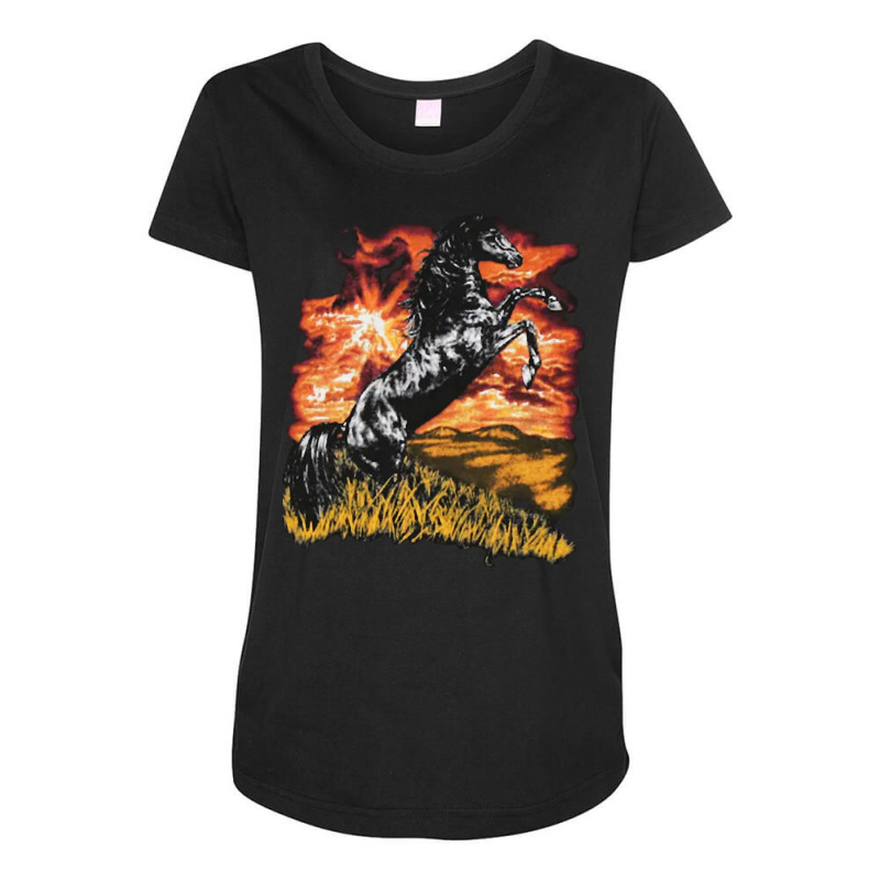 Charlie Kelly Horse Always Sunny Vintage Maternity Scoop Neck T-shirt by teeheebattaf | Artistshot