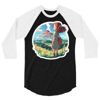 Female Wilderness Explorer 3/4 Sleeve Shirt | Artistshot