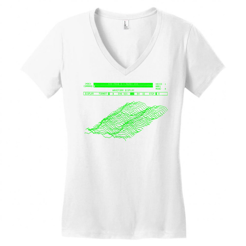 Fairlight Cmi   Page D Waveform Display Women's V-Neck T-Shirt by feuchtsilvere | Artistshot