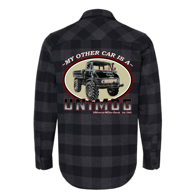 My Other Car Is A Unimog Flannel Shirt by hermesginderq | Artistshot