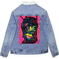 Lost Love Unisex Sherpa-lined Denim Jacket | Artistshot