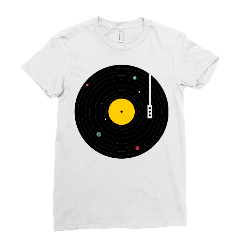 Music Everywhere Ladies Fitted T-Shirt by emigjarrete | Artistshot