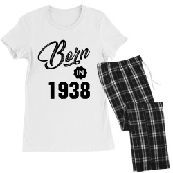 Born in 1938 Women's Pajamas Set | Artistshot