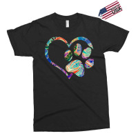 Pawprint Tie Dye Rainbow Inspired Dog Paw Print Gi Exclusive T-shirt | Artistshot