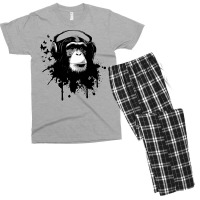 Monkey Business   Black Men's T-shirt Pajama Set | Artistshot