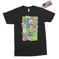 Psychedelic Hippy Retro Peace Art 1 Exclusive T-shirt | Artistshot