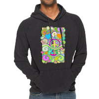 Psychedelic Hippy Retro Peace Art 1 Vintage Hoodie | Artistshot