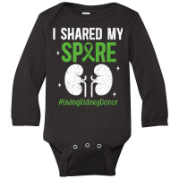 Kidney Donor Shared Organ Donation Awareness Trans Long Sleeve Baby Bodysuit | Artistshot