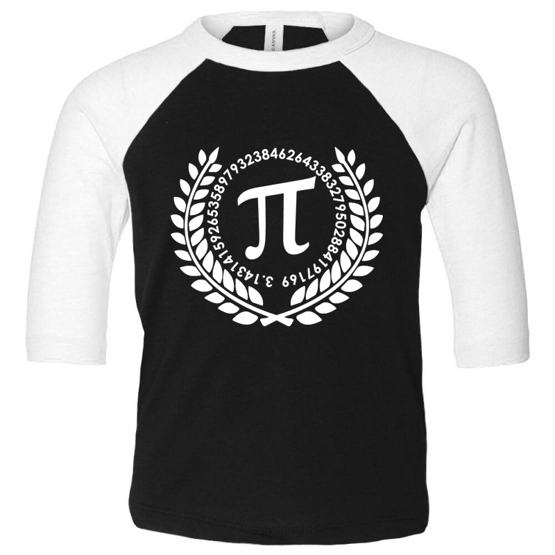 Trending Happy Pi Toddler 3/4 Sleeve Tee by francismichaelj | Artistshot