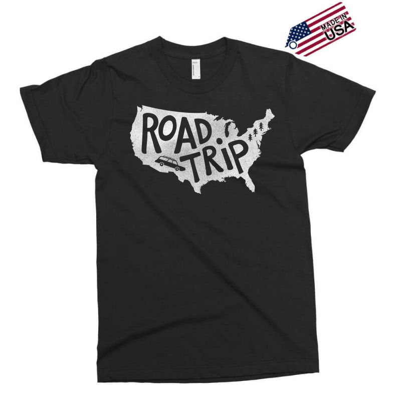 Road Trip Usa   Blue Exclusive T-shirt by hermesginderq | Artistshot