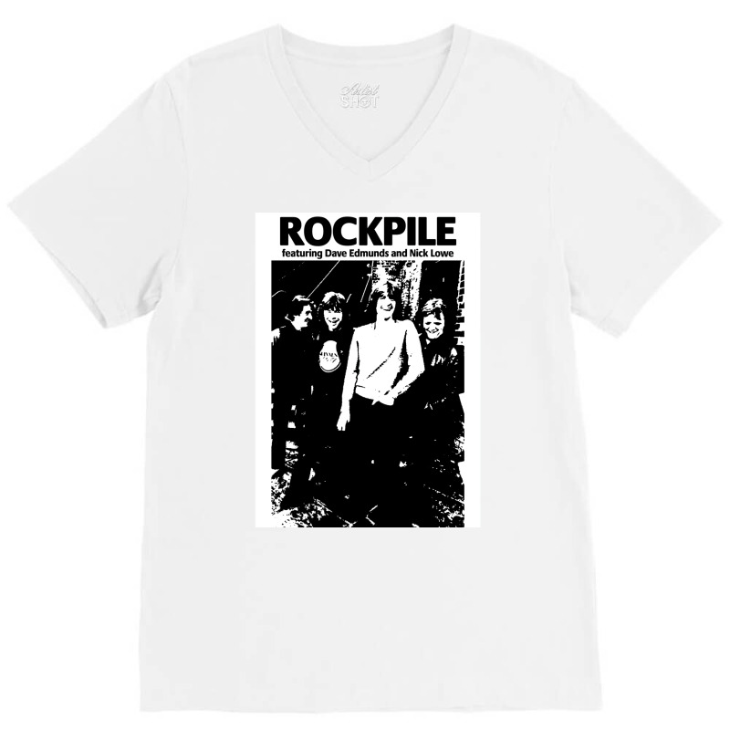 Rockpile Nick Lowe Dave Edmunds Pubrock Pub Rock S V-Neck Tee by hermesginderq | Artistshot