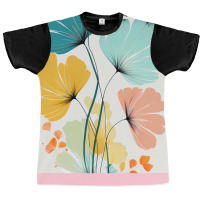 Ryleigh   Watercolor Flowers Abstract Painting Pat Graphic T-shirt | Artistshot