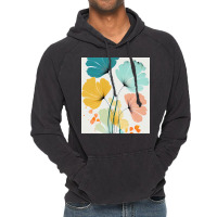 Ryleigh   Watercolor Flowers Abstract Painting Pat Vintage Hoodie | Artistshot