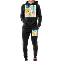 Ryleigh   Watercolor Flowers Abstract Painting Pat Hoodie & Jogger Set | Artistshot