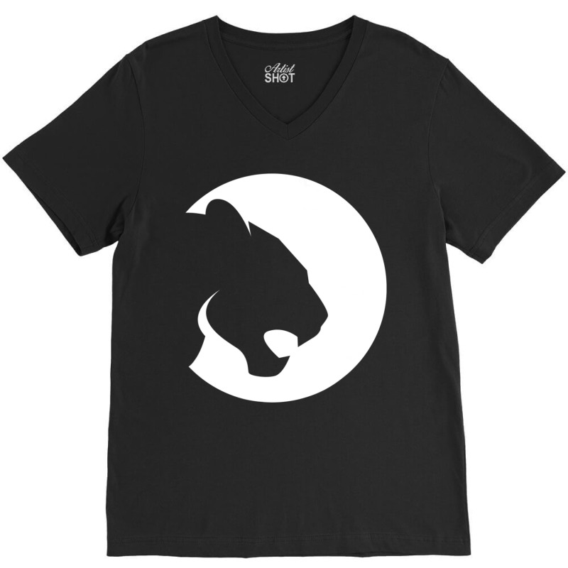 Cool Tiger Leopard Cougar Puma Head Face Animal Wi V-Neck Tee by donellajeremykoa | Artistshot