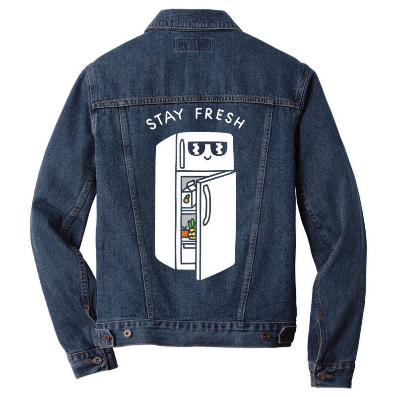 Stay Fresh Men Denim Jacket by hermesginderq | Artistshot