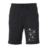 Bird Lover Musician Instrumentalist Ornithology T Fleece Short | Artistshot