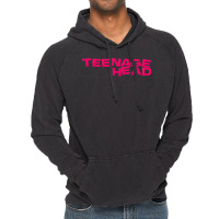 Teenage Head Print (pink) Plain Vintage Hoodie | Artistshot