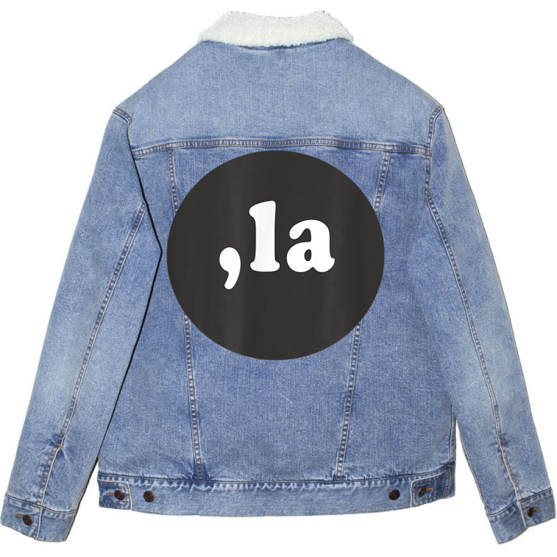 Comma La  Funny Kamala T Shirt Unisex Sherpa-lined Denim Jacket | Artistshot