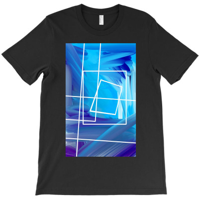 Deep Blue Fitted Scoop T Shirt T-shirt Designed By Herman Suherman
