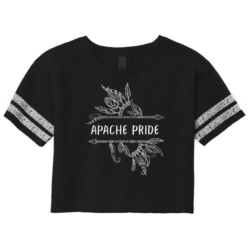 Apache Pride Indian Native American Roots T Shirt Scorecard Crop Tee by fiddolamuf | Artistshot