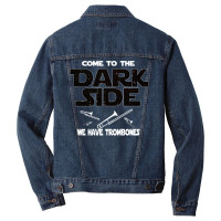 Trombone Dark Side T Shirt   Special Edition Men Denim Jacket | Artistshot