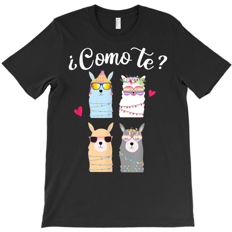 Como Te Llamas Funny Spanish Teacher Bilingual Tea T-Shirt by africaka | Artistshot