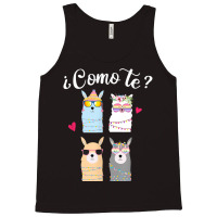 Como Te Llamas Funny Spanish Teacher Bilingual Tea Tank Top | Artistshot