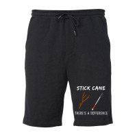 Stick Cane There's Different Orientation & Mobilit Fleece Short | Artistshot