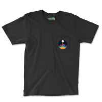 Whimsical Mountains Pocket T-shirt | Artistshot