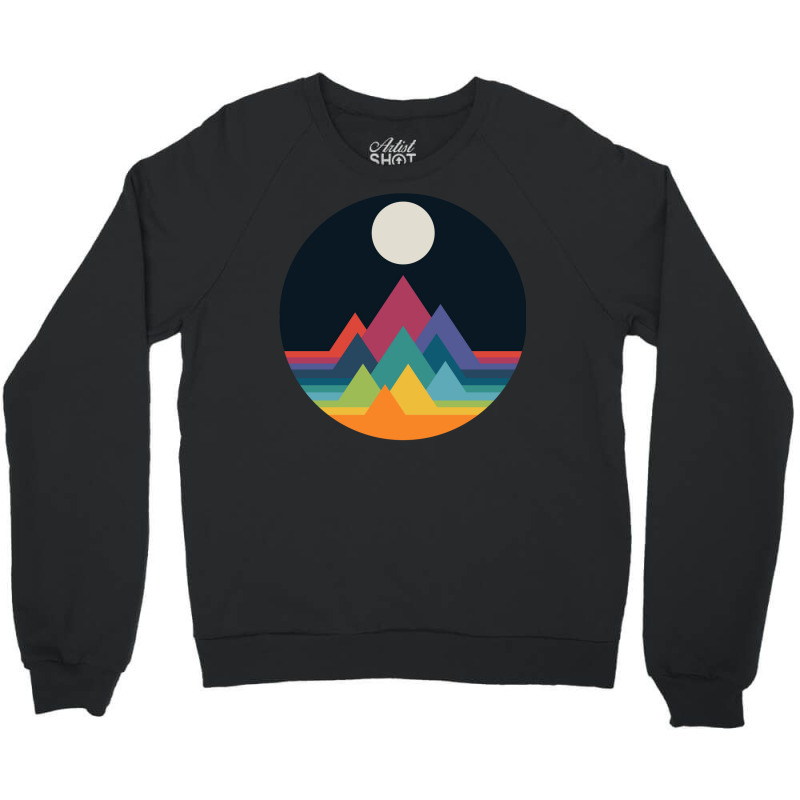 Whimsical Mountains Crewneck Sweatshirt by hermesginderq | Artistshot