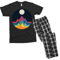 Whimsical Mountains Men's T-shirt Pajama Set | Artistshot