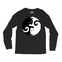 Ying Yang Cats   Black & White Long Sleeve Shirts | Artistshot