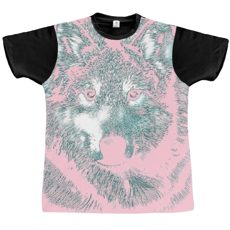 Wolf Face 1 Graphic T-shirt by peickkerberk | Artistshot