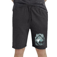 Wolf Face 1 Vintage Short | Artistshot