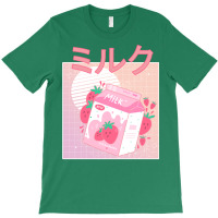 Japanese Aesthetics Kawaii Strawberry Milk Shake T-shirt | Artistshot