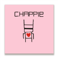 Yolandi's Chappie Metal Print Square | Artistshot