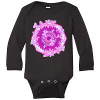 Hot Trend Butterflies And Kaleidoscope In Pink Long Sleeve Baby Bodysuit | Artistshot