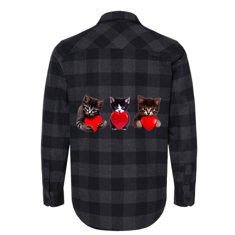 Super Cute Kitty For Cat Lovers And Kitten Adoptio Flannel Shirt | Artistshot