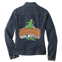 Limited Edition Cactuar Run Ladies Denim Jacket | Artistshot