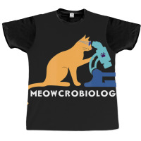 Microscope Bacteria Science Microbiology Cat Lover Graphic T-shirt | Artistshot